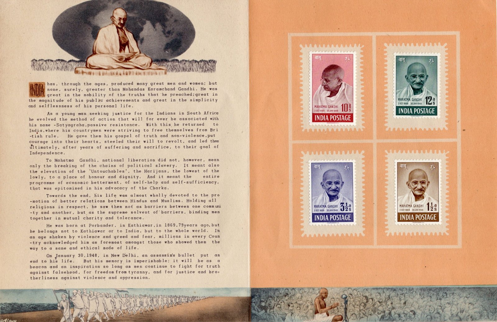 IN 303_1948_2024BR01A_0003 Gandhi Memorial Issue Folder