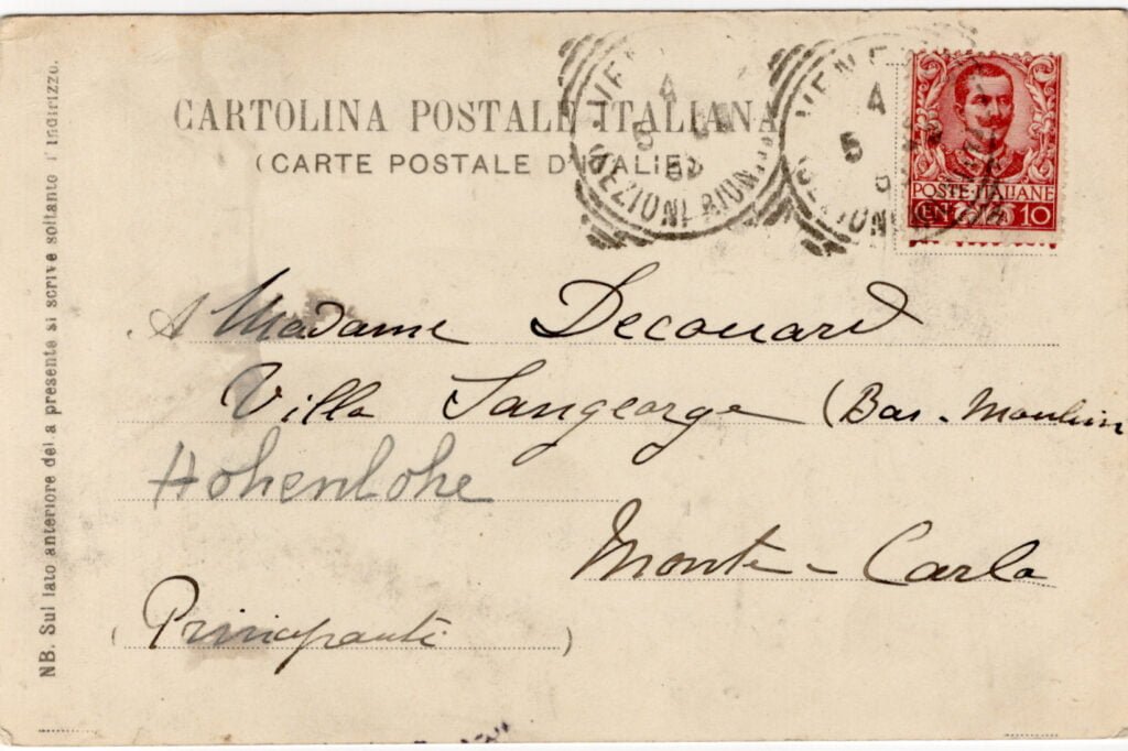 Italian 1904 postcard