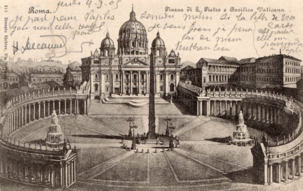 1905 Picture Postcard on Siassa di S. Pietro